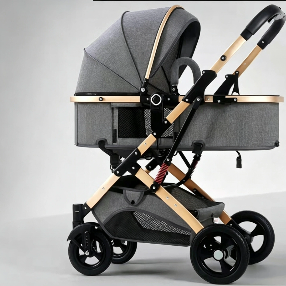 Flagship Baby Stroller, Sit & Recline, Lightweight Foldable, High Landscape, Shock Absorption, Reversible, Newborn Toddler Stroller for Wholesale