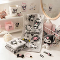 Vosges Sanrio Character Cotton Towel, Kuromi, Cinnamoroll, My Melody & Pompompurin Prints, Absorbent Antibacterial Face Towel for Students, Dorm & Bathroom