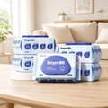 Deeyeo Baby Hand & Mouth Wipes, Gentle Wet Wipes for Newborns, Value Family Pack, Large 80‑Sheet Packs