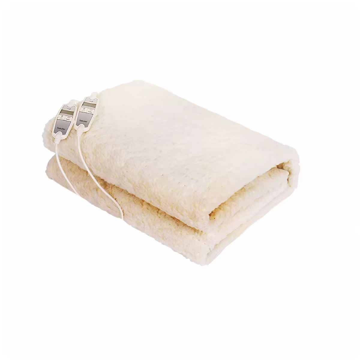 Beurer UB86 Double Electric Blanket, Washable Dual Control Heated Mattress Pad, Mite-Removing, Made in Hungary