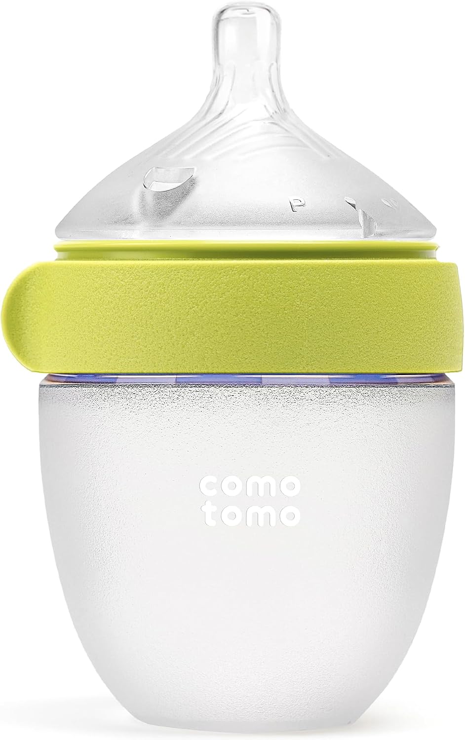 Silicone Baby Bottle Gen 2 with 5-Ounce Slow-Flow Nipple and Dual Vents – Comotomo 2026 Collection