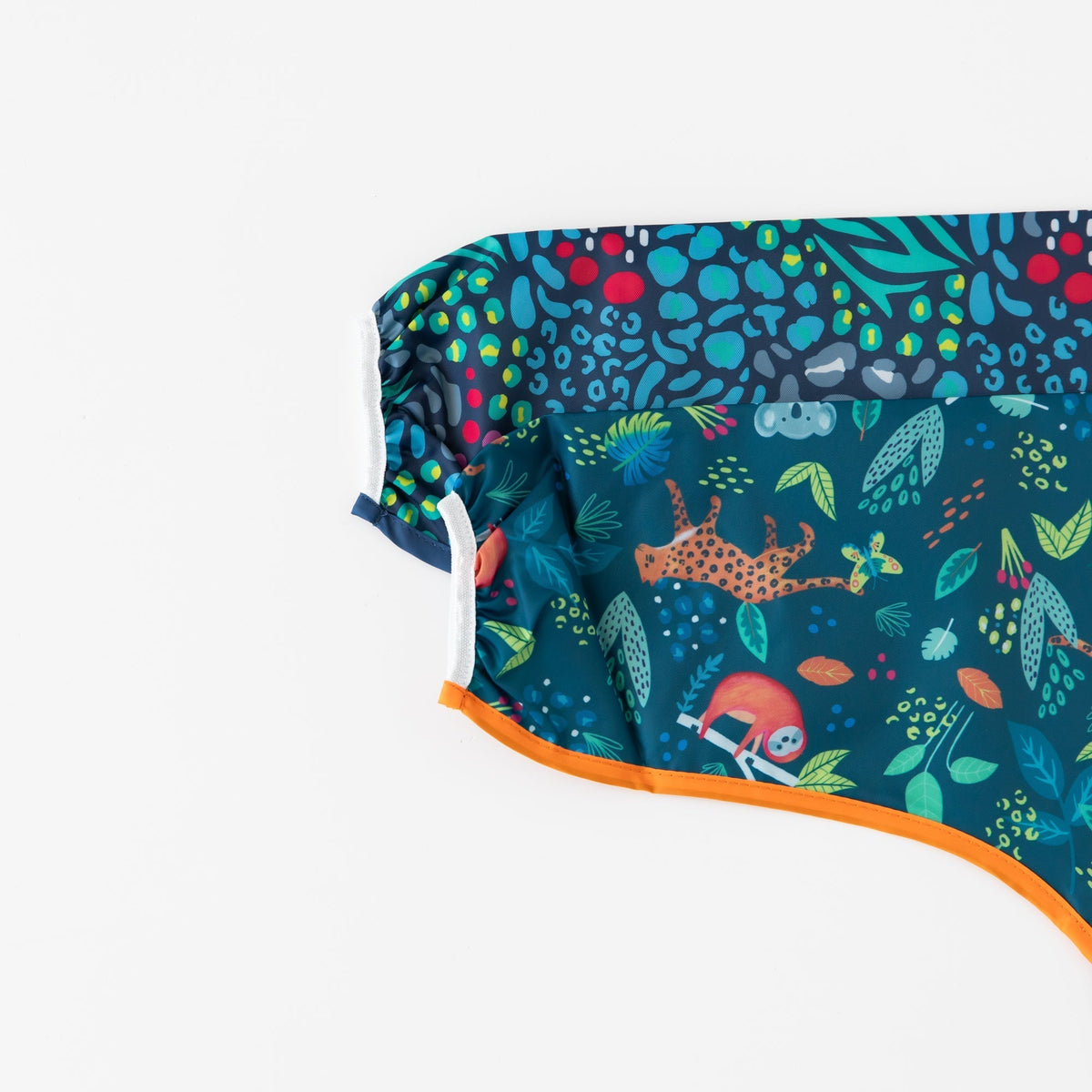 Sleeved Bib 1 Pack: Jungle and Animal Print