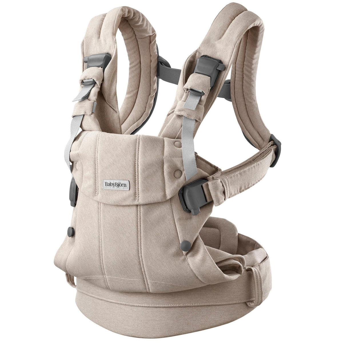 BabyBjörn Baby Carrier Harmony Woven Melange, Light Beige